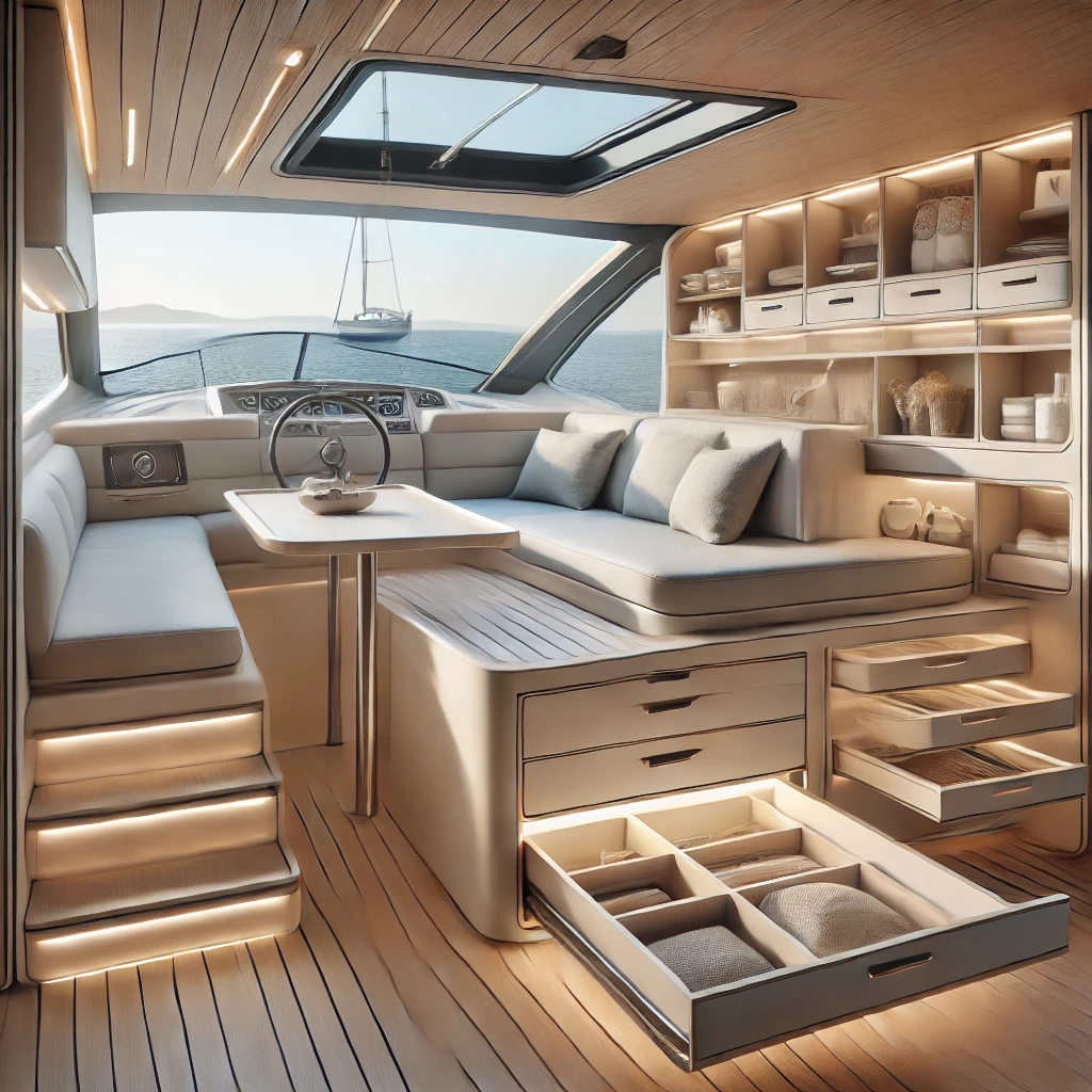 Maximizing Storage Space in Small Yachts